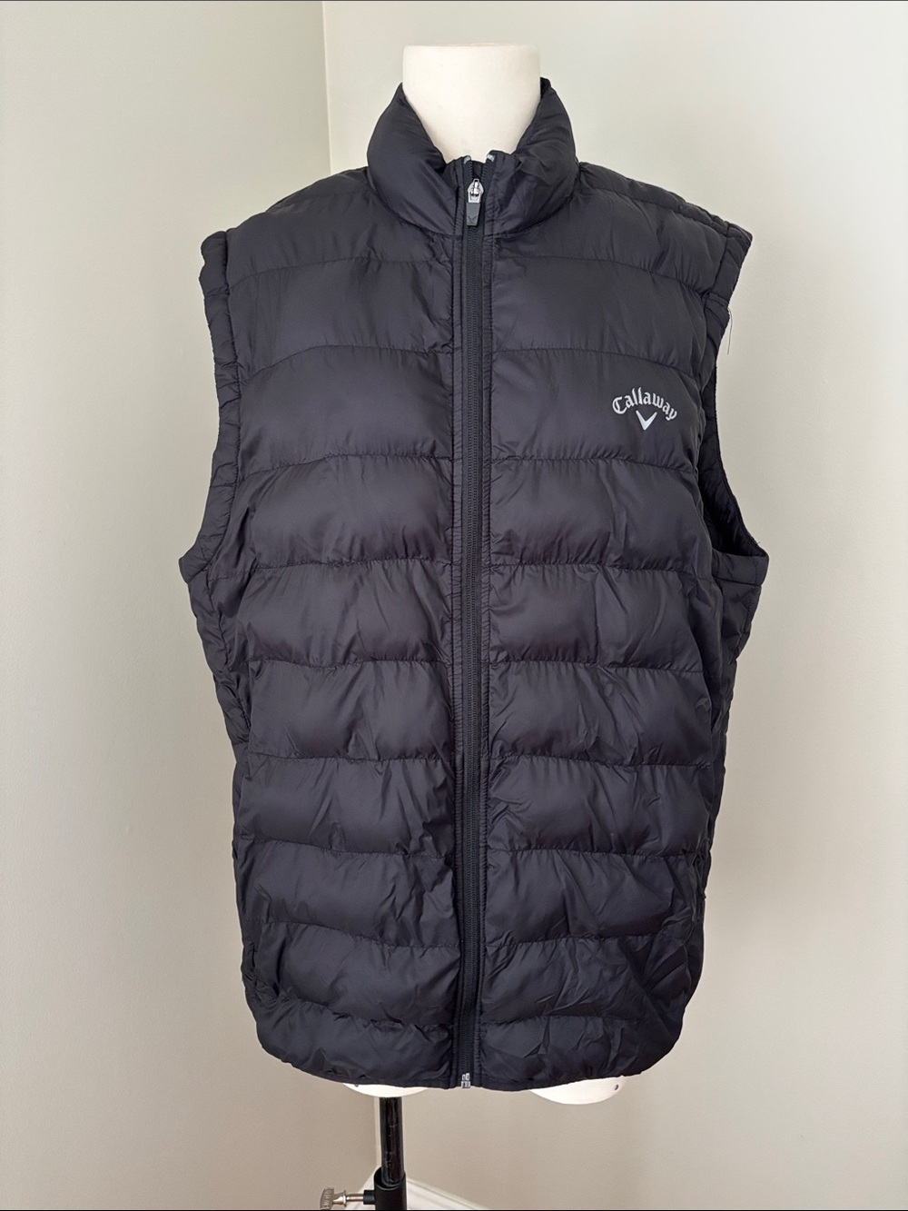 Callaway Quilted Puffer Full Zip Golf Vest Sz L